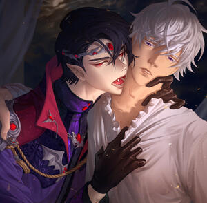 'Reincarnated to Save the Vampire King?!' Cover